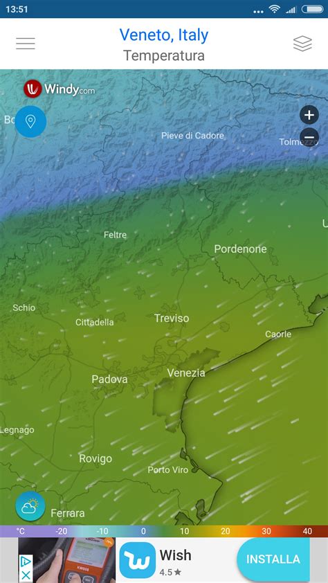 L'app Meteo del Giorno fornisce previsioni del tempo fino a due ...