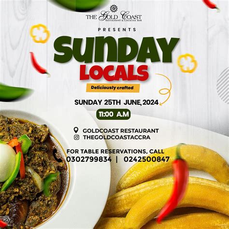 Sunday locals , The Gold Coast Restaurant & Cocktail Bar, Accra, 23 ...