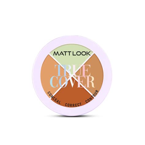 Mattlook True Cover Conceal, Correct & Contour Palette, Evens out Impe ...