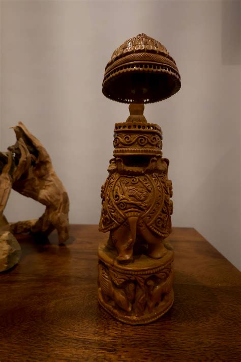 Sandalwood Antique Royal Ambabari – Malji Arts India : CRAFTS OF INDIA