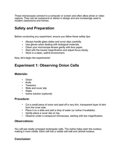 Image result for Microscope Experiments for Kids