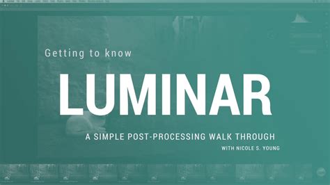 Image result for Luminar Tutorials