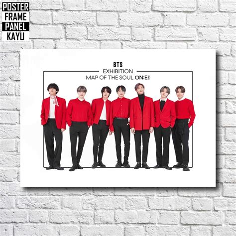 Jual Poster BTS EXHIBITION Map Of The Soul ONE Frame Kayu Solid A4 BTS373 | Shopee Indonesia