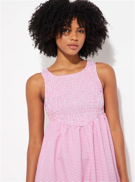 Buy ALAYA F x URB_N Women Checked A-line Dress Online at just Rs. 999.0 ...