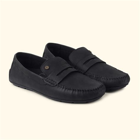Buy Black Loafers for Men | Casual & Workwear| Breathable and Flexible ...