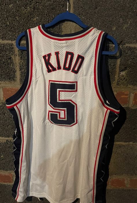 NBA Authentic Jason Kidd # 5 NJ Nets Jersey | SidelineSwap