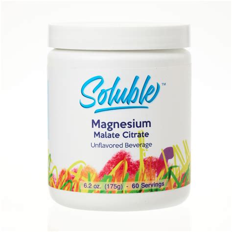 Premium Soluble™ Magnesium Malate Citrate – Calm® Premium Soluble Minerals
