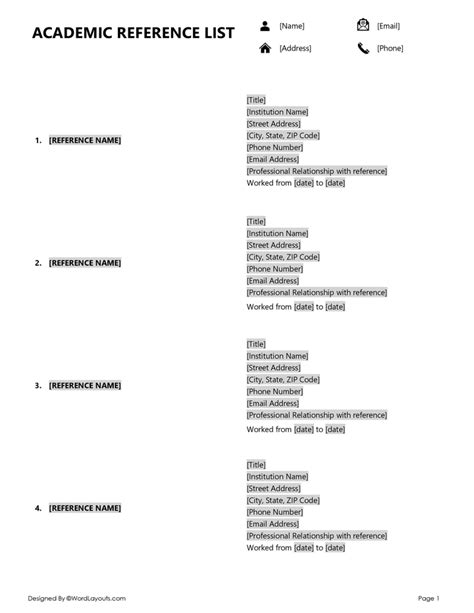 Example of APA Format for Reference List 的图像结果