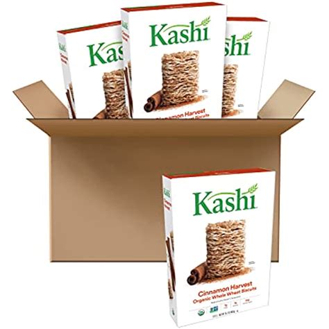 Kashi Organic Cinnamon Harvest Breakfast Cereal, Vegan, 1.01 Lb, Pack ...