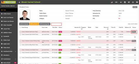How to manage fees settings? - Smart School : School Management System ...
