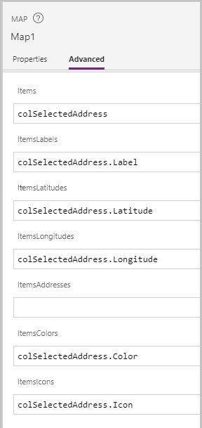 Address input और Map नियंत्रण के साथ एक ऐप बनाएँ - Power Apps ...