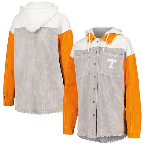 Women's Gameday Couture Gray Tennessee Volunteers Vintage Wash Corduroy ...