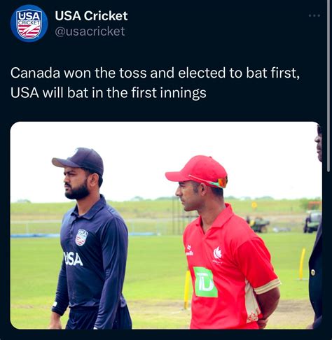 USA Cricket makes huge blunder at toss, raises questions about T20 ...
