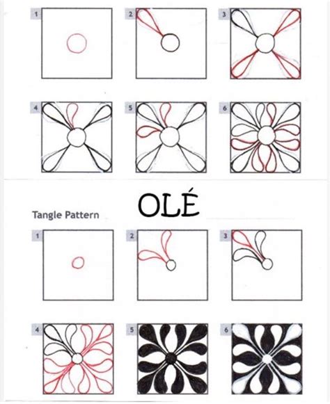 Image result for Zentangle Patterns Step by Step