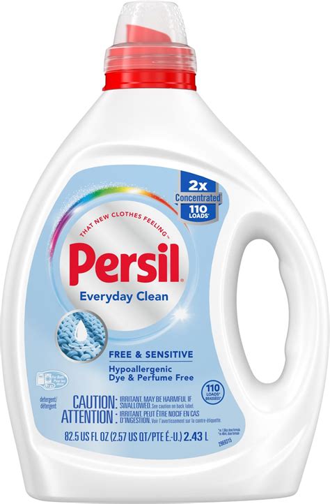 Amazon.com: Persil Free & Sensitive Liquid Laundry Detergent, Unscented ...