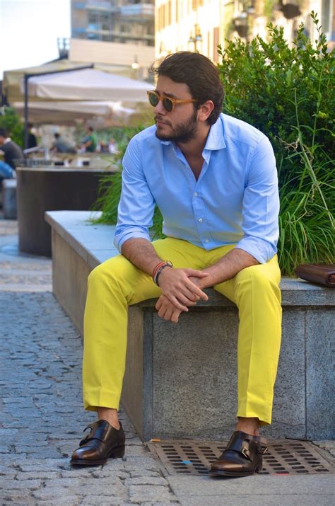 48 Cool Yellow Pants Outfit Ideas for Men | Mens yellow pants, Mens ...