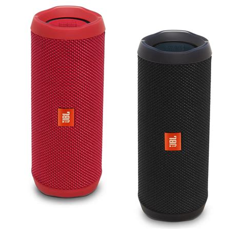 JBL Flip 4 Bluetooth Speaker, Pair (Black & Red) - Walmart.com