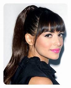 Ponytail Hairstyles With Bangs by 97 Amazing Ponytail With Bangs Hairstyles Ponytail Hairstyles With Bangs