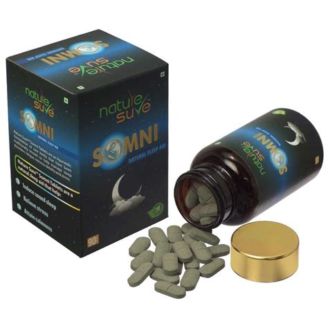 Nature Sure SOMNI Herbal Tabs for Naturally Calm Sleep in Men & Women