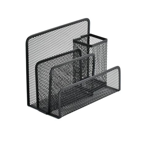 Pinakine® 1 Piece Metal Desk Organizer File Storage Rack Paper Office ...