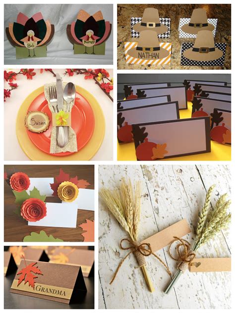 Top 25 Thanksgiving Place Cards | PartyIdeaPros.com