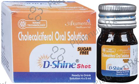 D Shine 60000IU Shot Oral Solution 5ml: View Uses, Side Effects, Price ...