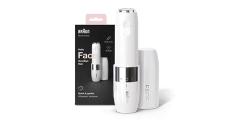 Braun Face Mini Hair Remover FS1000, Electric Facial Hair Remover for ...