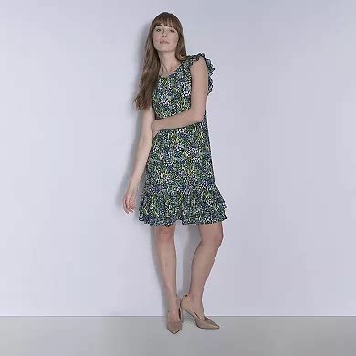 Women's Harper Rose Flutter Sleeve Ruffle Mini Dress