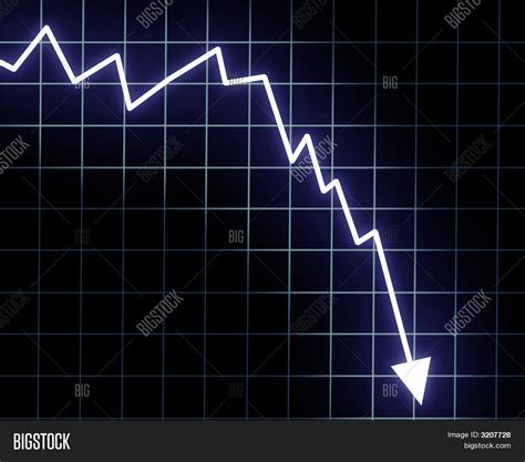 Arrow Graph Going Down Image & Photo | Bigstock