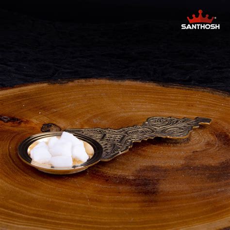 Brass Kapoor Arti – 0.4 Inch Height | Mini Kapoor Aarti Holder in Bras ...