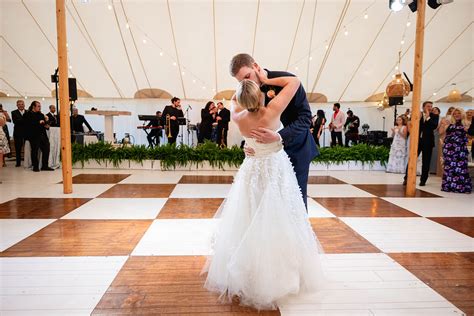 Checkered Dance Floor - Sperry Tents Marion, Inc.