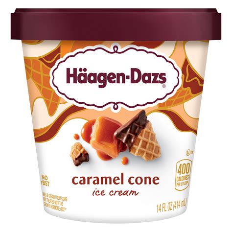 Haagen Dazs Caramel Cone Ice Cream, 14oz - Walmart.com