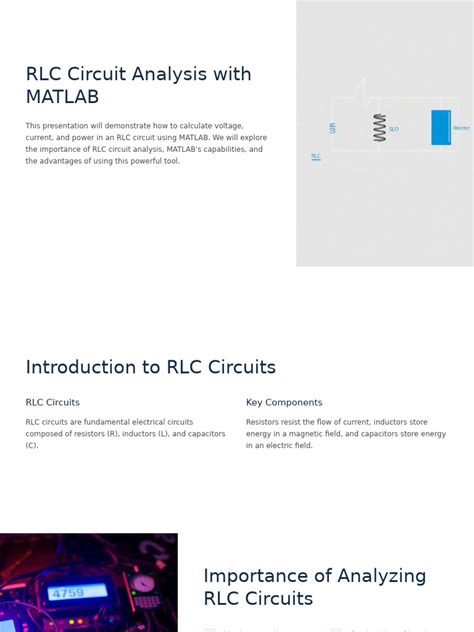 MATLAB GUI RLC 的图像结果