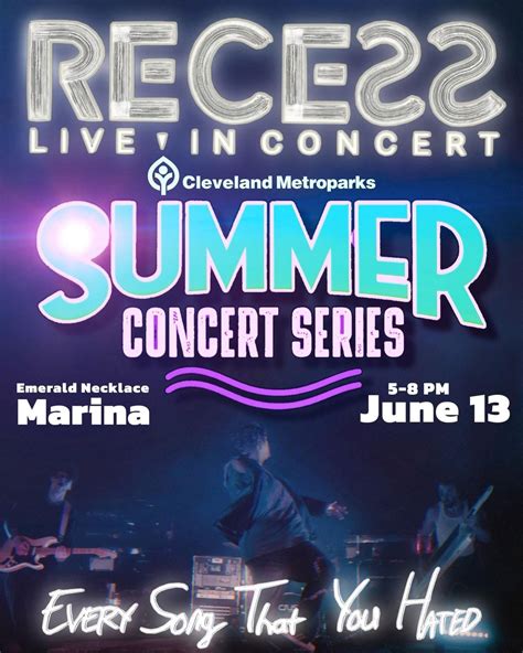 Cleveland Metroparks Summer Concert Series, Emerald Necklace Marina ...