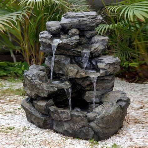 Garden Cascading Water Fountain at Nancy Dewees blog