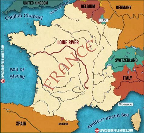 Discover the Loire River on Map: France's Longest River - UPSC ...