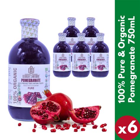 Georgia's Natural - Pomegranate Juice | 100% Pure Organic - PomeFresh ...