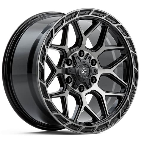 Gloss Black Truck Wheels 4x4 Wheels Black Rock Vulcan Gloss Black