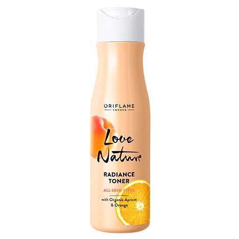 Radiance Toner with Organic Apricot & Orange | Love Nature by Oriflame