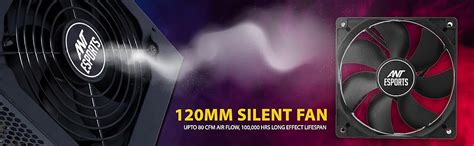 Amazon.in: Buy Ant Esports VS500L NonModular High Efficiency Gaming ...