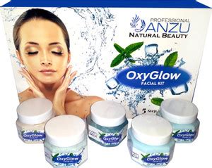 Professional Anzu OxyGlow Natural Beauty Facial Kit-500gm - Price in ...