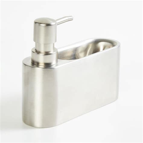 Buy Orion Petra Stainless Steel Soap Dispenser with Scrub Holder ...