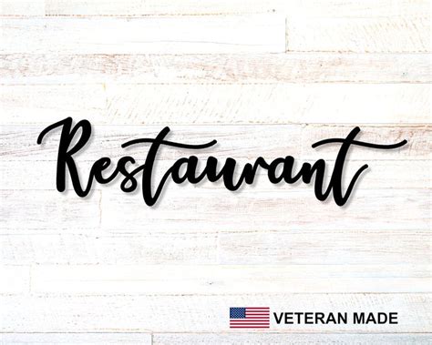 Restaurant Text Sign 的图像结果