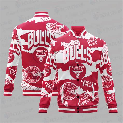 Chicago Bulls National Basketball Association Varsity Jacket SH ...