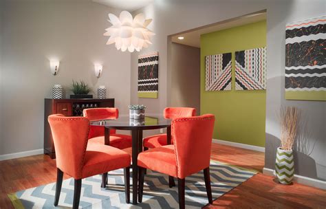 Chevron Dining Room | Home Decor | Room Decor | Living Room | Colorful ...