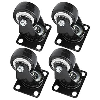 Ubervia® Caster, Heavy Duty Universal Wheel 360° Rotation Silence ...