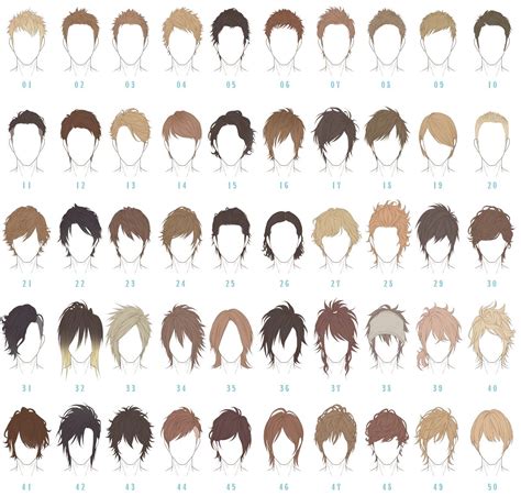 male hairstyle | Manga hair, Guy drawing, Anime drawings