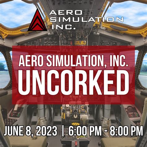Aero Simulation, Inc. on LinkedIn: #asiuncorked #networkingevent # ...