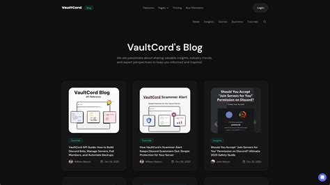 VaultCord Blog — Latest Discord news