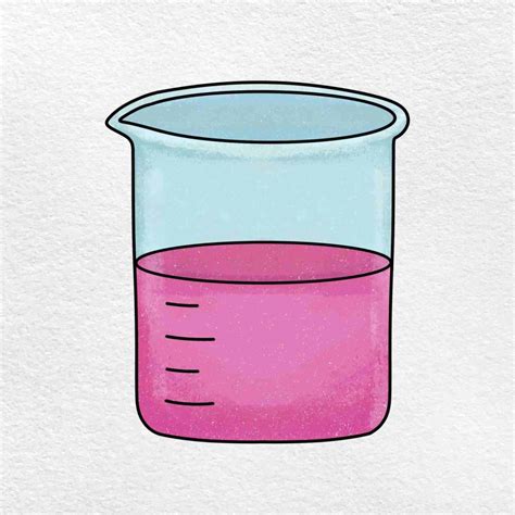 How To Draw A Beaker Easy at Piper Walton blog